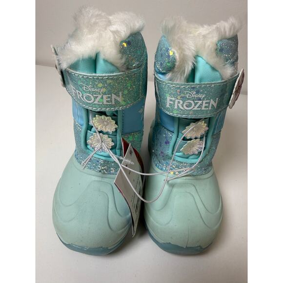 Disney Toddler Frozen Light Up Waterproof Winter Boots - Picture 1 of 6